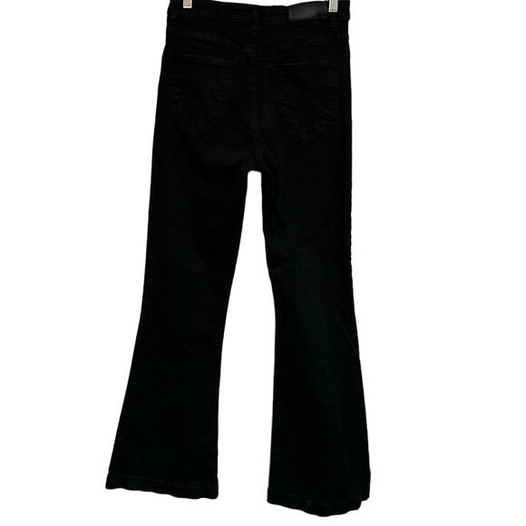 Nasty Gal Collection Denim Women's Black Wide Leg/Flared‎ Jeans Size 10 - Picture 2 of 6